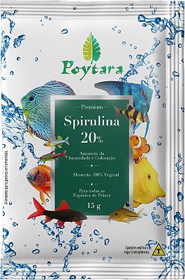 Alimento Poytara Spirulina 20%