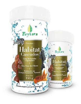 Ração para Peixes Poytara Habitat Cascudos