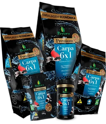 Ração Poytara Premium para Carpa 6x1