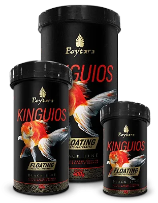 Ração para Peixes Poytara Black Line Kinguios Floating