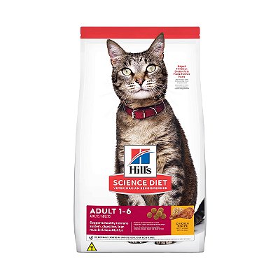 Ração Hill's Science Diet para Gatos Adultos Sabor Frango