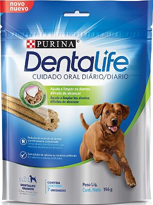 Petisco Dentalife Cão Adulto porte Grande sabor Frango 196g