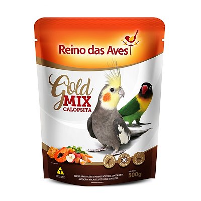 Ração Reino das Aves Gold Mix Calopsita