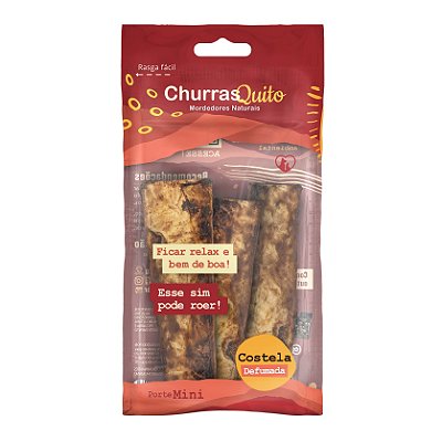 Petisco Natural ChurrasQuito Costela Defumado 2 Unidades