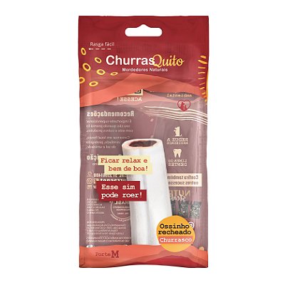 Petisco Natural ChurrasQuito Ossinho Rechado Churrasco