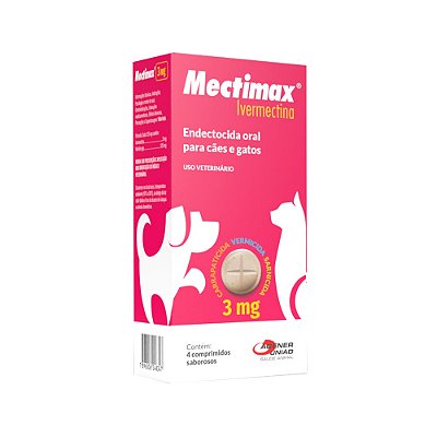 Mectimax® Agener União Antiparasitário Oral de Amplo Espectro para Cães e Gatos