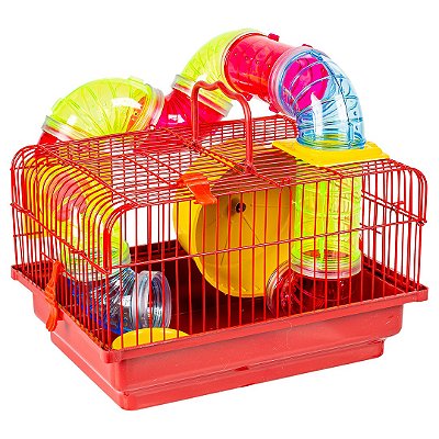 Gaiola Hamster Jel Plast Brasileirinha Tubo Luxo Ref. 638