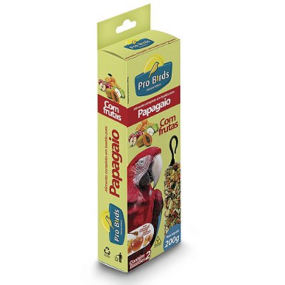 Bastão Papagaio Pró Birds com Frutas 200g