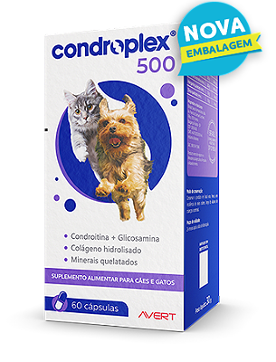 Avert CondroPlex® 60 Cápsulas Suplemento Articular para Cães e Gatos