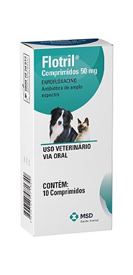 Antibacteriano MSD Flotril Comprimidos 10 Comprimidos