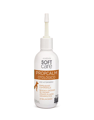 Propcalm Otológico Soft Care 100mL Limpeza e Proteção Auricular com Própolis, Camomila e Menta