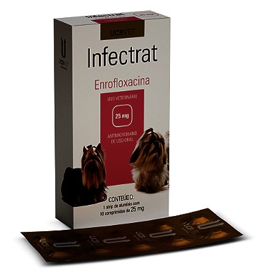 Antibacteriano UCBVet Infectrat 10 Comprimidos
