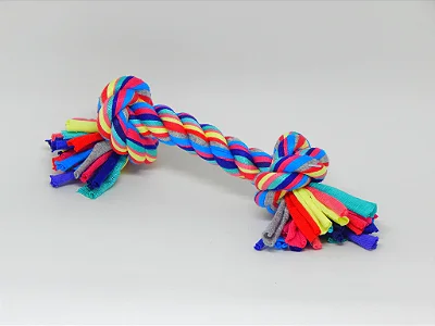 Dog Corda Cotton 2 Nos M JW3019 Bom Amigo Cores Variadas