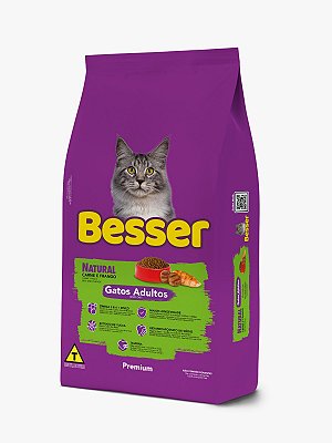 Ração Seca Besser Natural Gatos Adultos