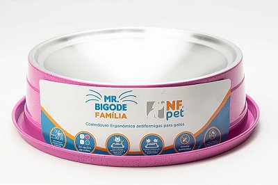 Comedouro NF Pet Antiformiga MR. Bigode Familia Junior 700ml