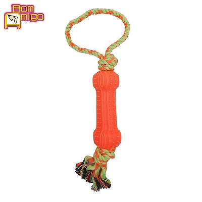 JW3053 Brinquedo Corda Bom Amigo Cão Bone Spring