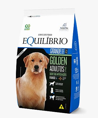 Ração Seca Equilíbrio Raças Específicas Cães Adultos Golden sabor Frango
