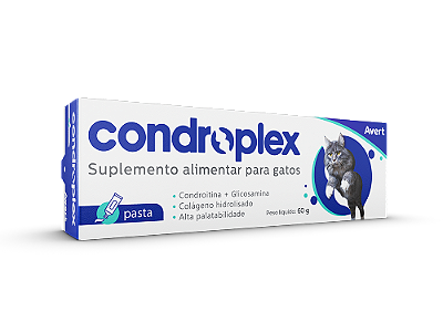 Avert Condroplex® Pasta Suplemento Articular para Gatos 60g