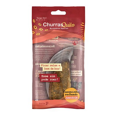 Petisco Natural ChurrasQuito Casquinho Recheado Amendoim