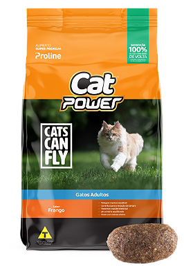 Ração Seca Cat Power Gato Adultos sabor Frango