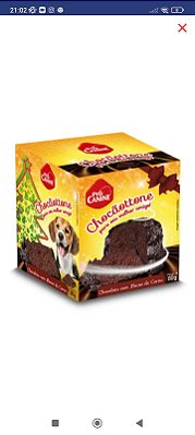 Chocãottone Pró Canine Cães sabor Chocolate com Flocos 80g