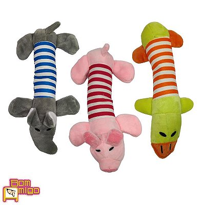 BW2002 Brinquedo Bom Amigo Dog Pelucia Linguiça