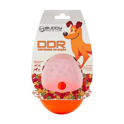 Brinquedo Nuddy Toys DDR Dispenser de Ração Porte Pequeno e Médio