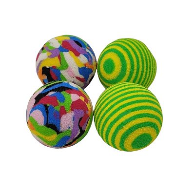 C2127 Cat Ball Bom Amigo Kaeru com 4 unidades