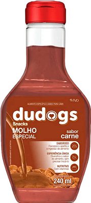 Molho Dudogs para Cães Sabor Carne 240ml