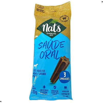 Bifinho Nats Saude Oral Cães Adultos Médio/Grande