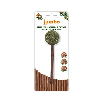 Brinquedo Jambo Pirulito Matatabi e Catnip
