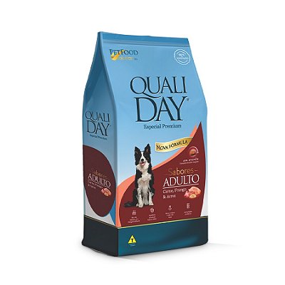 Ração Seca Qualiday Cães Adultos Sabores
