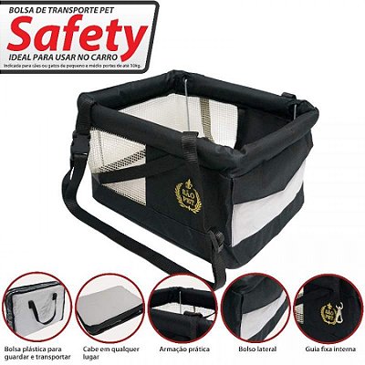 Bolsa Safety São Pet para Cães Até 10kg
