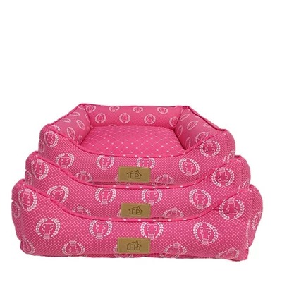 Cama Fabrica Pet Coroa Pink