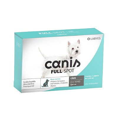 Antiparasitário Labyes Canis Fullspot para Cães de 5 a 10 kg
