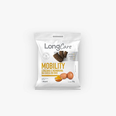 Petisco LongCare Mobility - Cúrcuma e Membrana da Casca do Ovo
