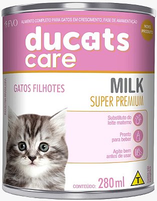 Substituto de Leite Materno Ducats Care Milk Gatos Filhotes