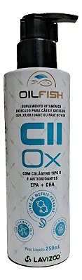 Suplemento Colageno Oil Fish Lavizoo Cães E Gatos 250ml