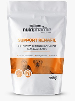 Suplemento Alimentar de Energia Support Renafil Para Cães e Gatos 300g