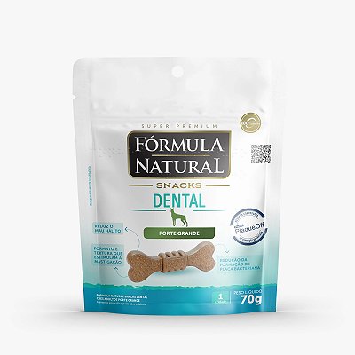 Snacks Dental Formula Natural Cães Adultos Porte Grande 70g