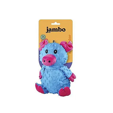 Mordedor Pelúcia Jambo Scam Porco Azul