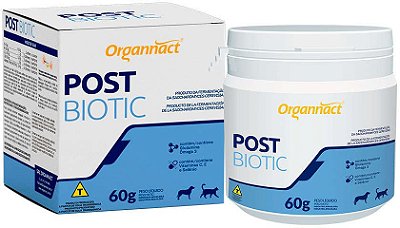 Suplemento Vitamínico Organnact PostBiotic Para Cães e Gatos 60g