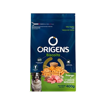 Biscoito Origens para Cães Adultos Sabor Frango