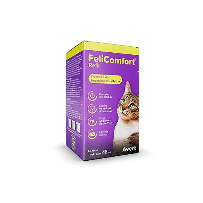 Refil Educador Avert FeliComfort Spray para Gatos 48 ml