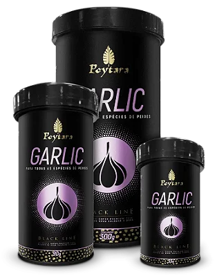 Ração para Peixes Poytara Black Line Garlic