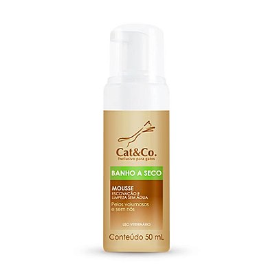 Banho a Seco Cat & Co Mousse para Gatos 50ml