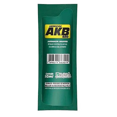 Pesticida Akb Herbicida Sachê 10ml para Jardinagem