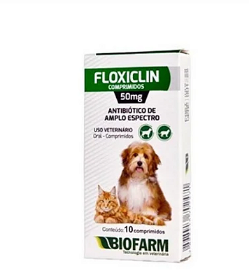 Antibiótico de amplo espectro Floxiclin Biofarm