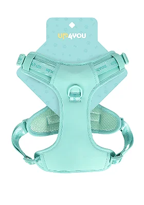 Colete Peitoral Resistente PET Cães Bubble Para Guia Up4you Verde