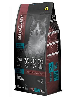 BioCare Premium Especial  Peixe & Arroz Gatos Adultos